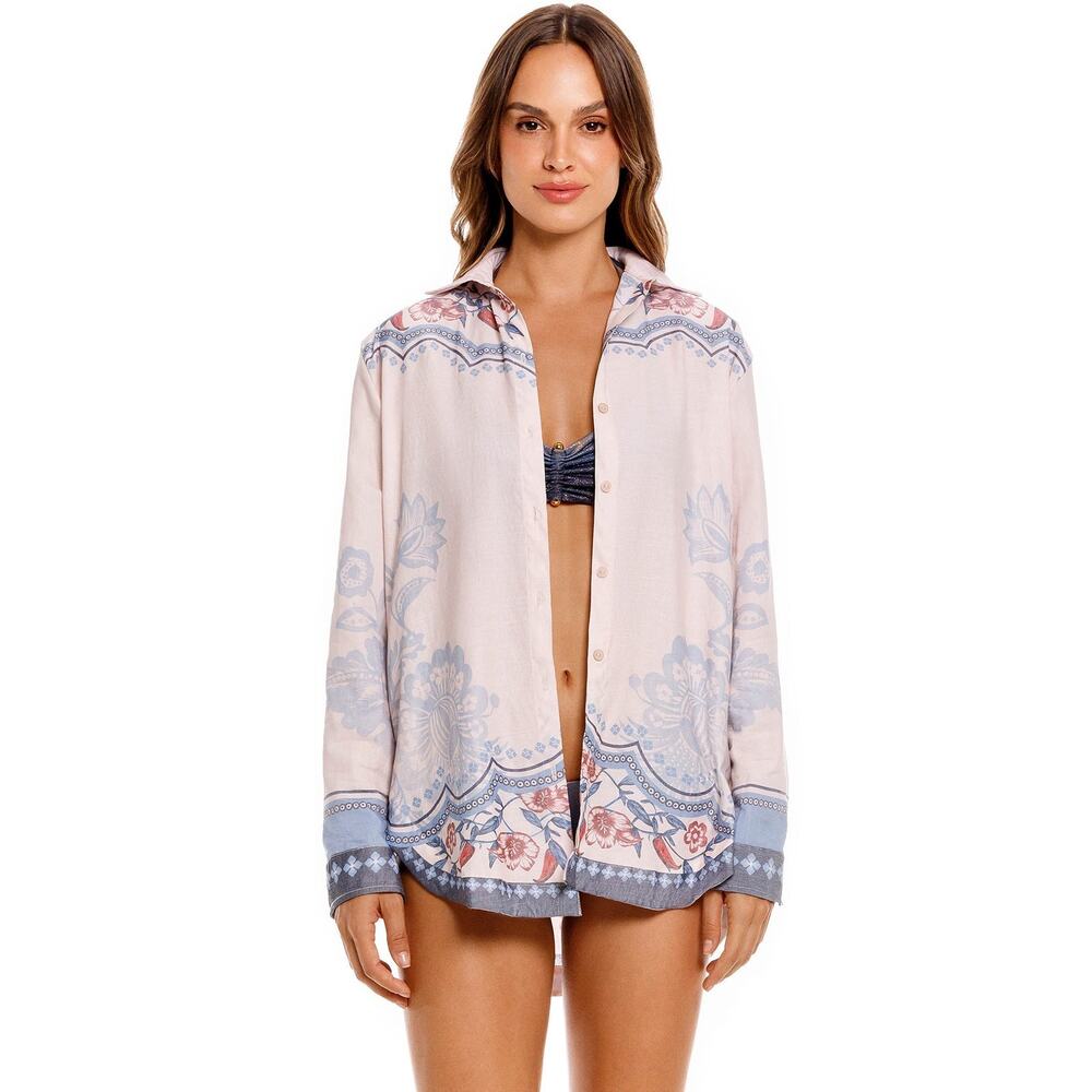 Ola Azul Nina Harbor Shirt NWT SIZE S M L